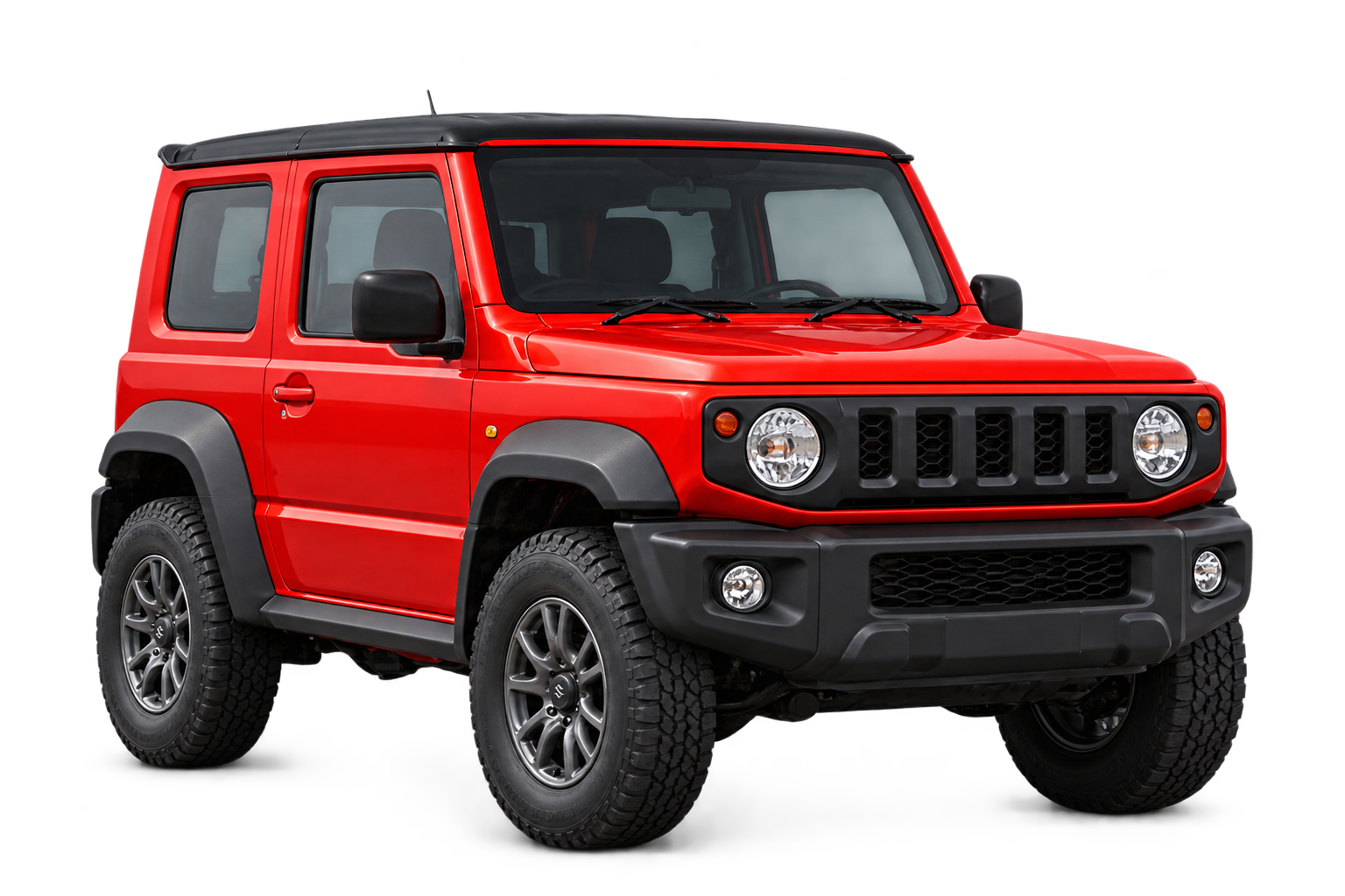 Red Suzuki Jimny