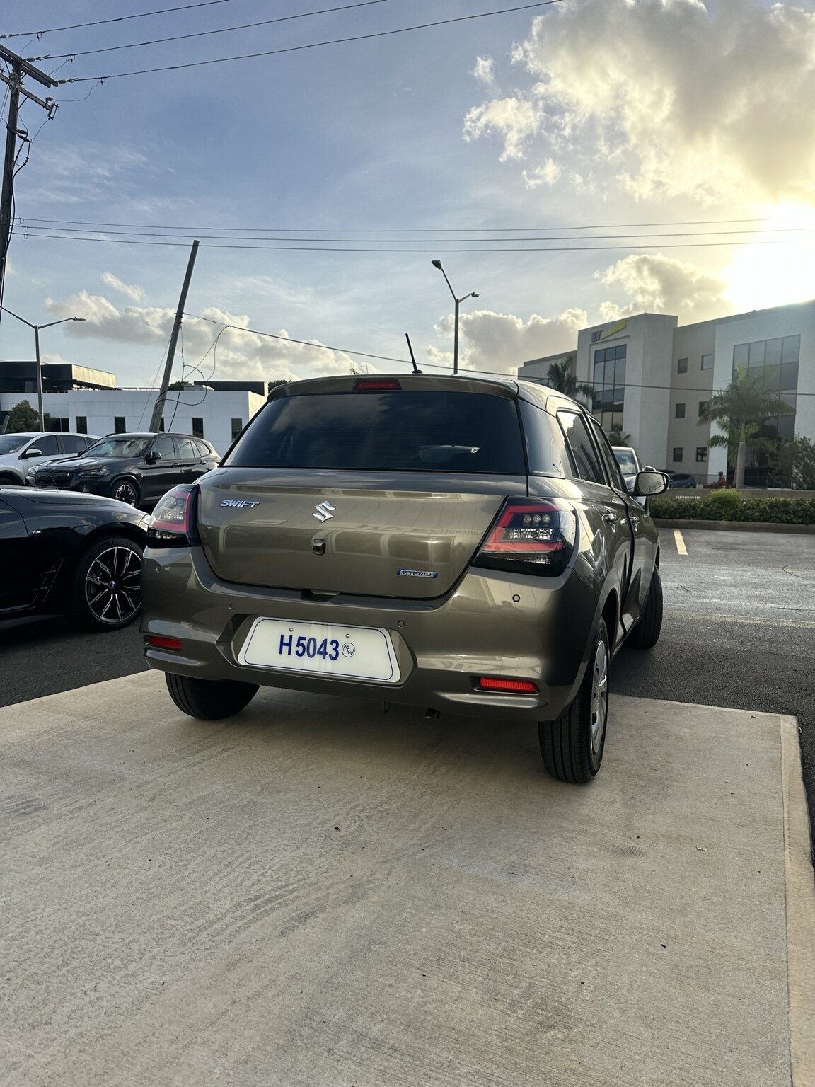 Actual grey Suzuki Swift from the 360 Car Rentals fleet